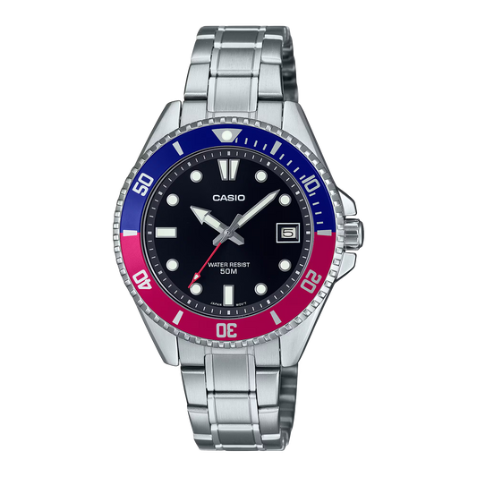 CASIO ANALOG MENS WATCH MDV-10D-1A3VDF