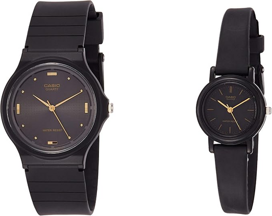 Casio Couple Watch Set – MQ-76-1ALDF & LQ-139AMV-1ELDF (His & Hers)