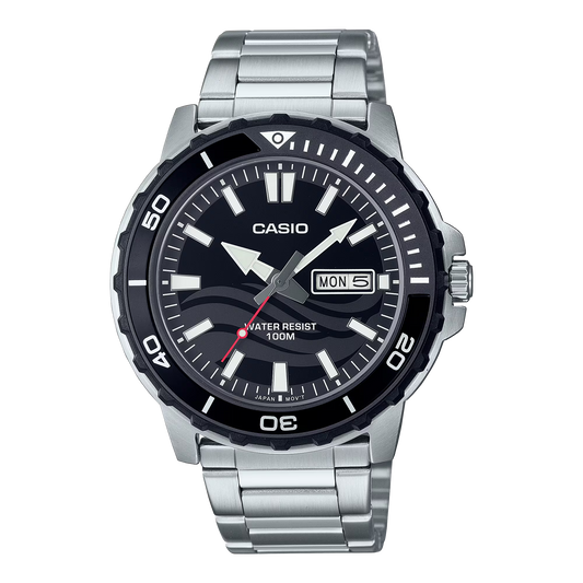 CASIO ANALOG MENS WATCH MTD-125D-1A1VDF