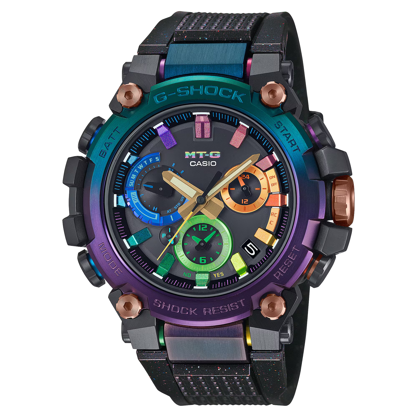 G-SHOCK LIMITED EDITION DIFFUSE NEBULA MULTI-COLORED MEN WATCH MTG-B3000DN-1ADR