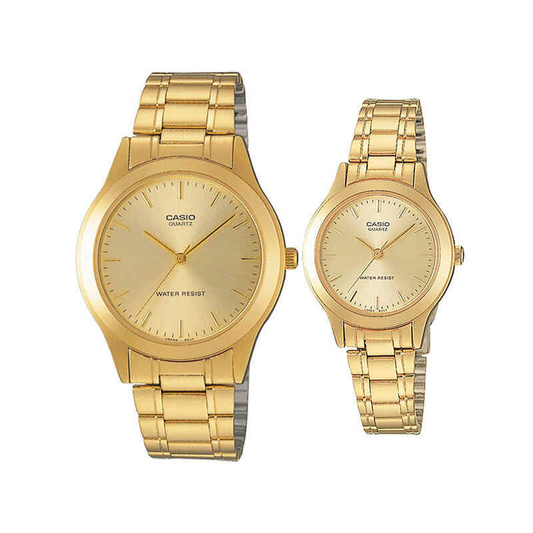 Casio Couple Watch Set – MTP-1128N-9ARDF & LTP-1128N-9ARDF (His & Hers)