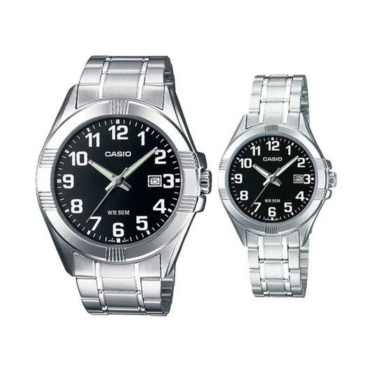 Casio Couple Watch Set – MTP-1308D-1BVDF & LTP-1308D-1BVDF (His & Hers)