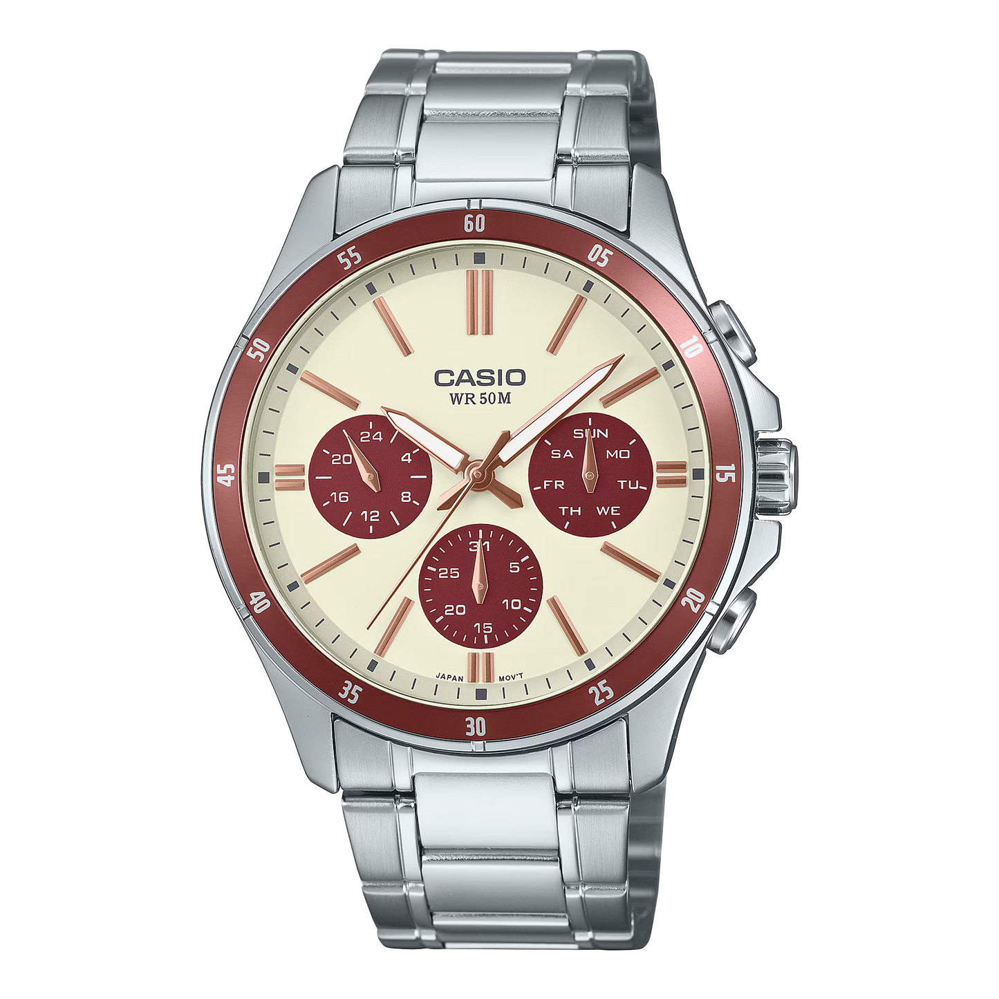 CASIO STANDARD CHRONOGRAPH WATCH MTP-1374D-5A2VDF