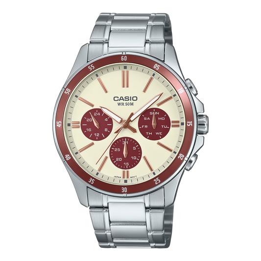 CASIO STANDARD CHRONOGRAPH WATCH MTP-1374D-5A2VDF