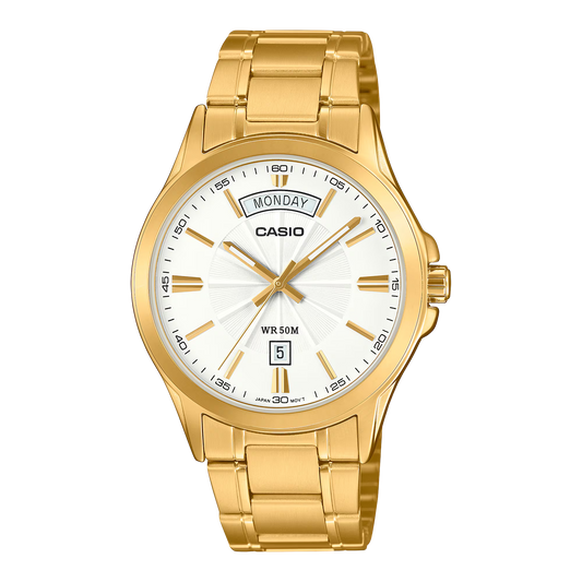 CASIO ANALOG MEN WATCH MTP-1381GD-7AVDF