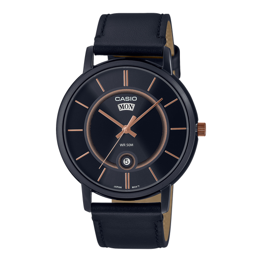 CASIO ANALOG MENS WATCH MTP-B120BL-1AVDF