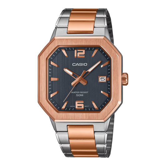 CASIO ANALOG MENS WATCH MTP-B195RG-2AVDF