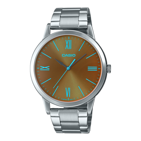 CASIO ANALOG MENS WATCH MTP-E600D-1BDF