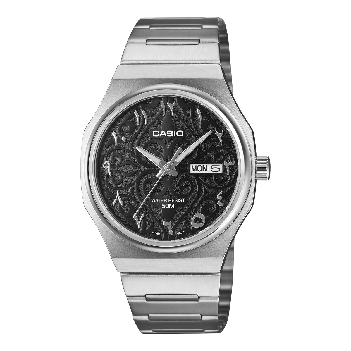 CASIO MTP-E735AR-1AVDF Classic Men’s Watch with Arabesque Dial