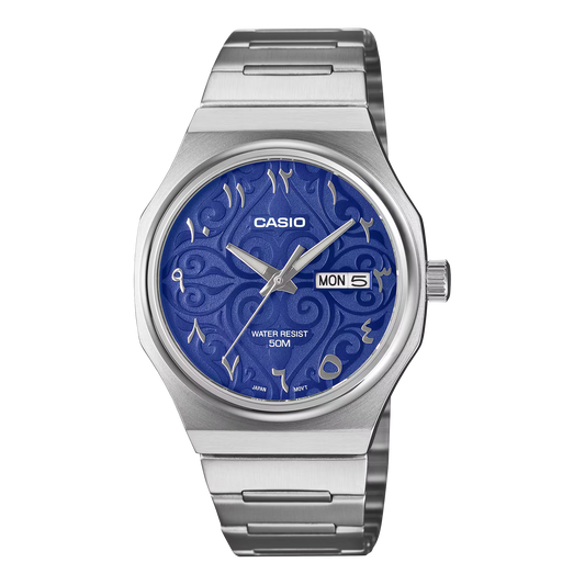 CASIO MTP-E735AR-2A2VDF Classic Men’s Watch with Arabesque Dial