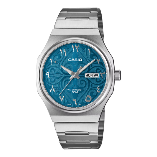 CASIO MTP-E735AR-2A3VDF Classic Men’s Watch with Arabesque Dial