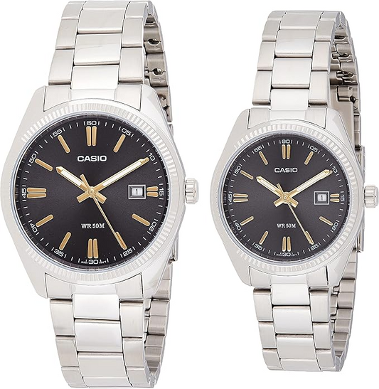 Casio Couple Watch Set – MTP-1302D-1A2VDF & LTP-1302D-1A2VDF (His & Hers)
