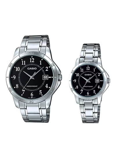 Casio Couple Watch Set – MTP-V004D-1BUDF & LTP-V004D-1BUDF (His & Hers)