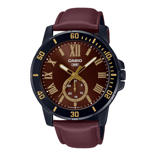CASIO ANALOG MENS WATCH MTP-VD200BL-5BUDF