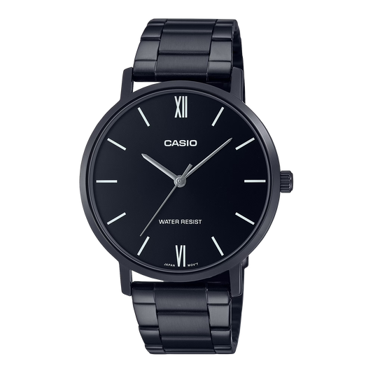 CASIO ANALOG MENS WATCH MTP-VT01B-1BUDF