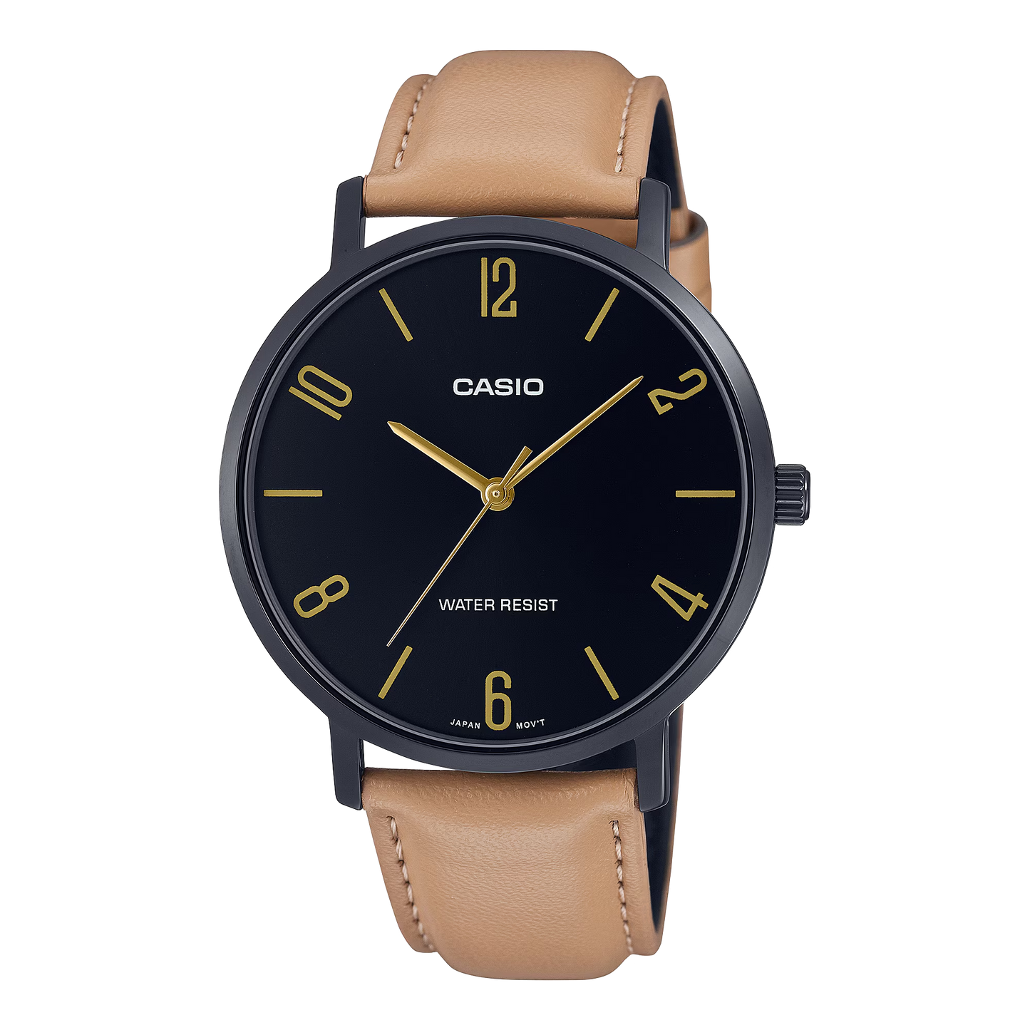 CASIO ANALOG MENS WATCH MTP-VT01BL-1BUDF