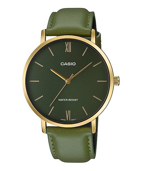 CASIO ANALOG MENS WATCH MTP-VT01GL-3BUDF