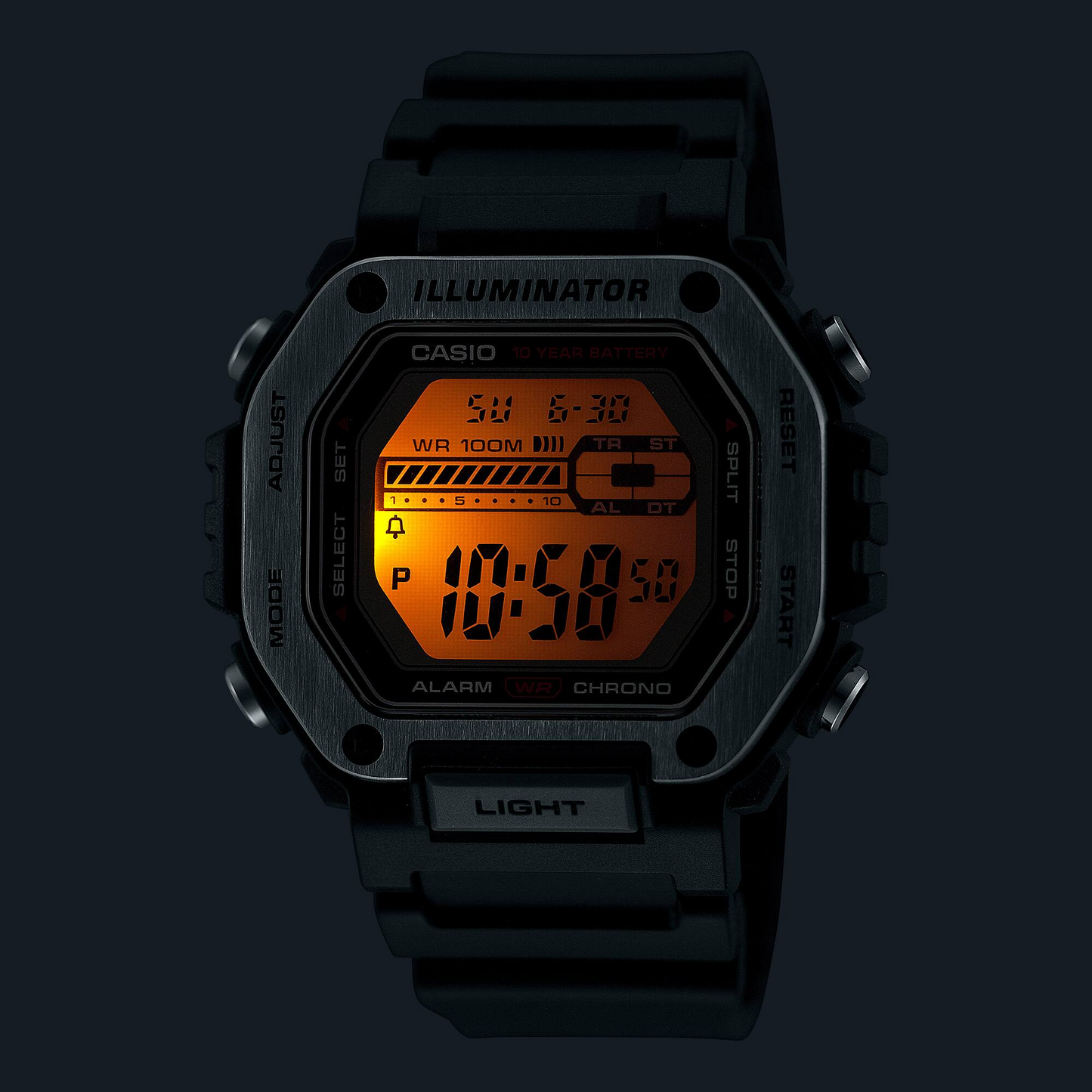 CASIO STANDARD DIGITAL WATCH MWD-110H-1AVDF