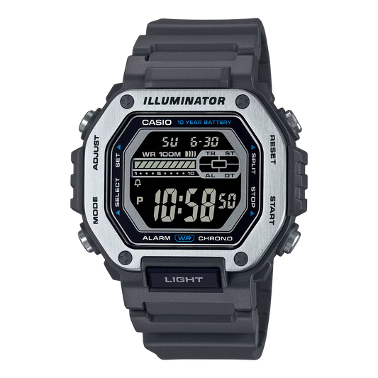 CASIO DIGITAL MENS WATCH MWD-110H-8BVDF