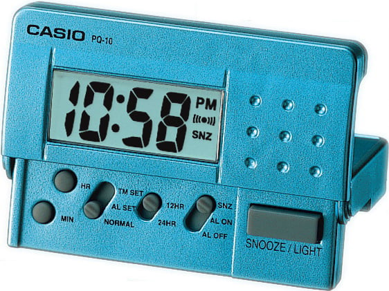 Casio Digital Table Clock PQ-10D-2RDF