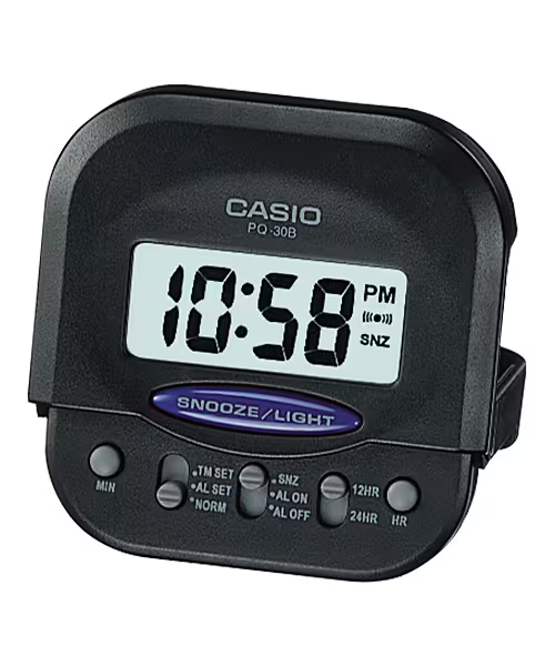Casio Digital Table Clock PQ-30B-1DF