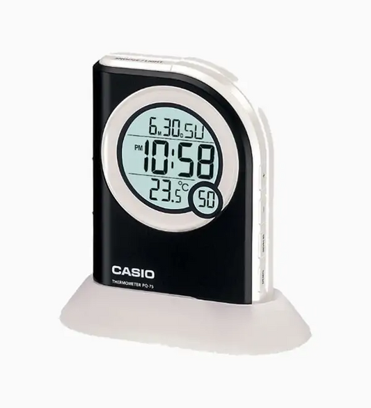 Casio Multi-Function Digital Thermometer Table Clock PQ-75-1DF