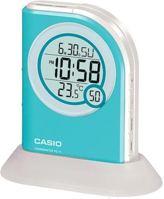 Casio Multi-Function Digital Thermometer Table Clock PQ-75-2DF