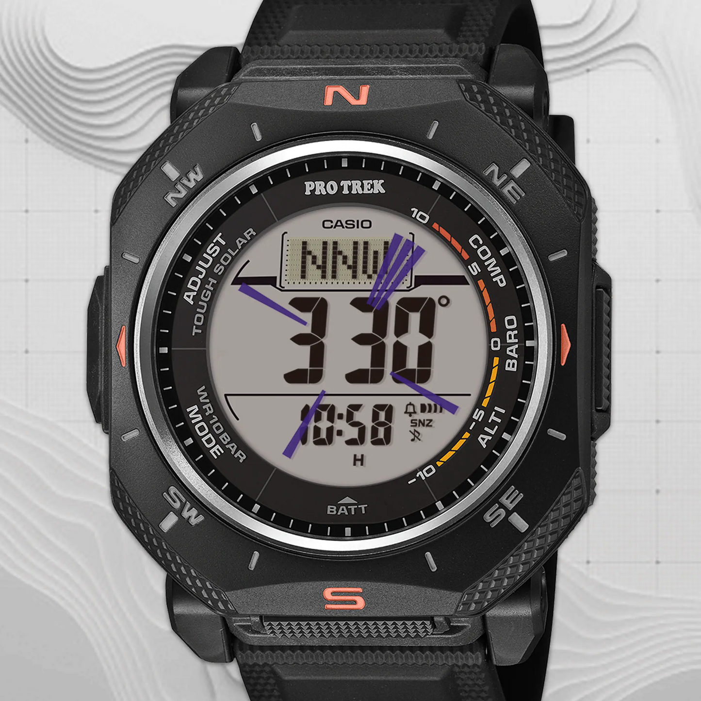 PRO TREK Sport Outdoor Solar Powered Men Watch PRG-69B-1DR