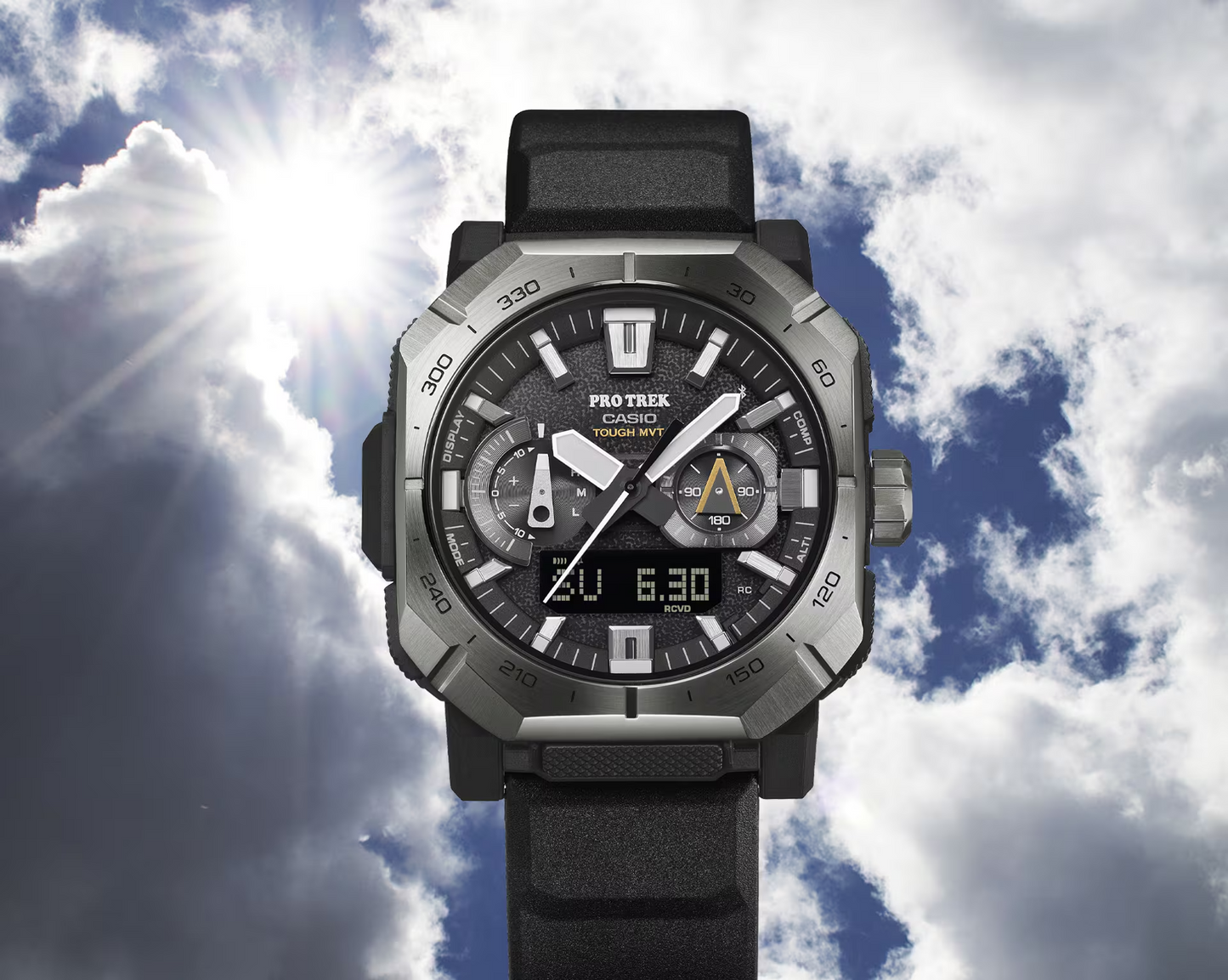 PRO TREK Sporty Solar Radio control Bluetooth® Men Watch PRW-B1000B-2DR