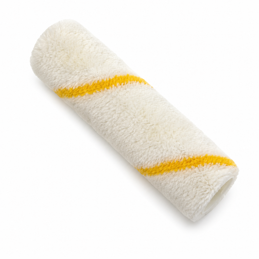 TUF-FIX 4RAYM ACRYLIC ROLLER REFILL – SIZE 4 INCH (100 MM), YELLOW STRIPE