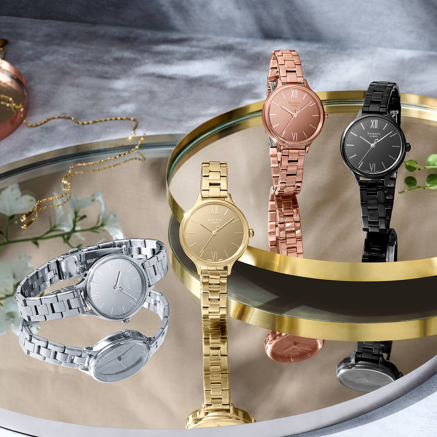 SHEEN WOMEN ANALOG WATCH SHE-4560PG-4AUDF