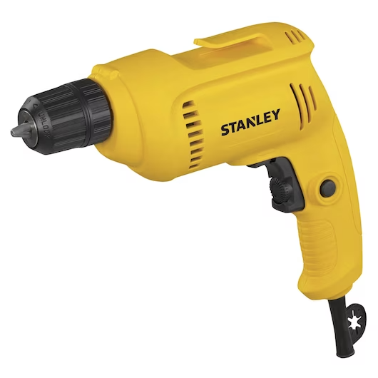 STANLEY 550W 10MM ROTARY DRILL WITH KEYLESS CHUCK