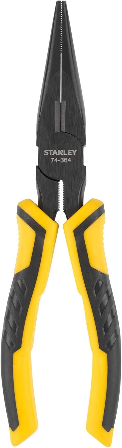STANLEY STRAIGHT LONG- NOSED PLIERS - 150MM