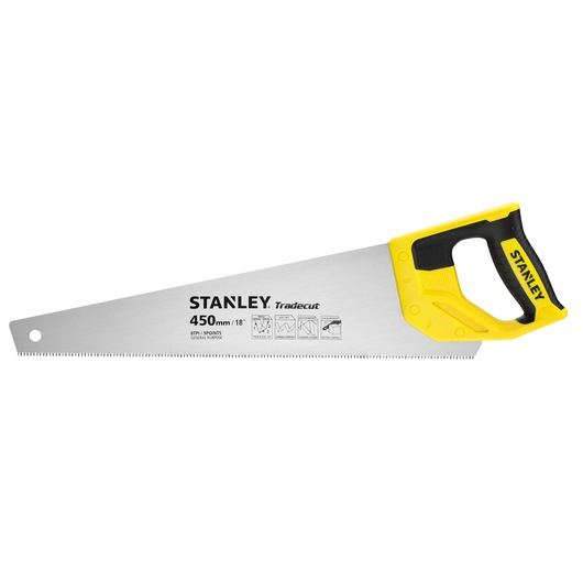 STANLEY 450MM - 8 TEETH/INCH BI-MATERIAL HAND SAW