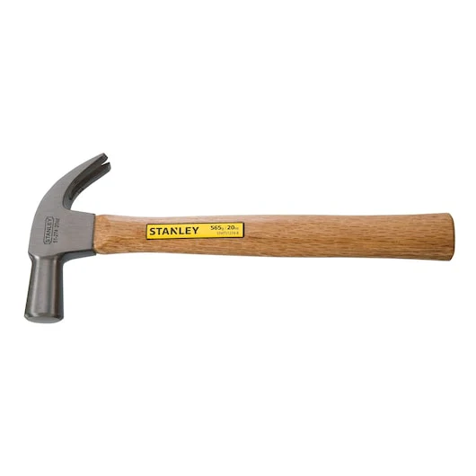 STANLEY 20 oz / 570 grs WOOD HANDLE NAIL HEXAGONAL HAMMER
