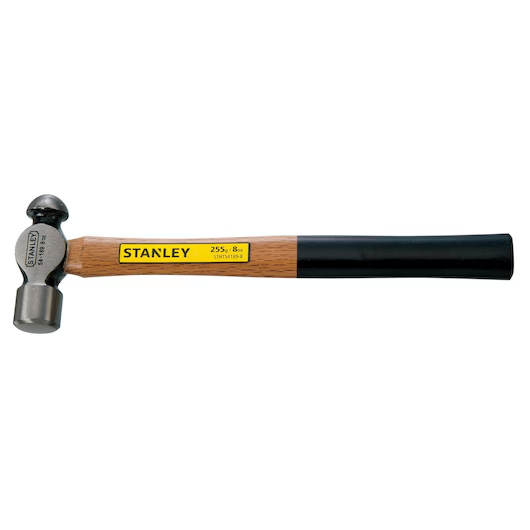 STANLEY 80 OZ 200 GRS WOOD HANDLE BALL PEIN HAMMER