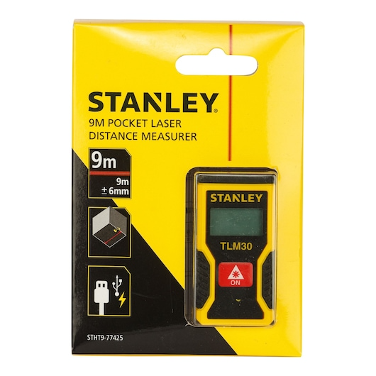 STANLEY 9M Rechargeable Pocket Laser Distance Measureing Meter