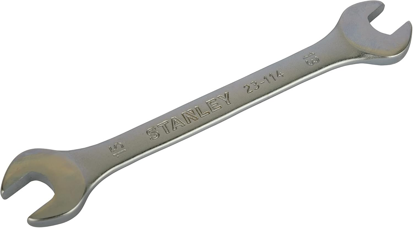STANLEY DOUBLE OPEN-END WRENCH 13X15MM