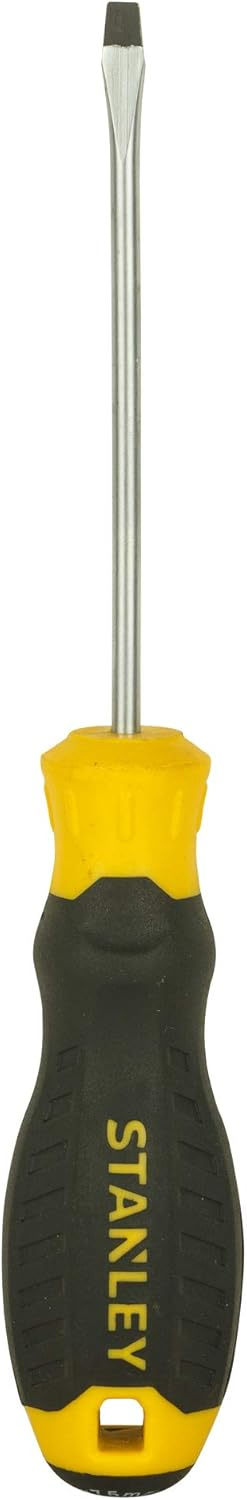 STANLEY CUSHION GRIP SLOTTED SCREWDRIVERS MAGNETIC TIP 3MM X 75MM