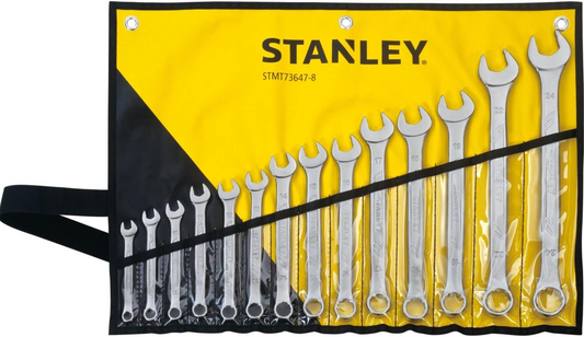 STANLEY (14 PCS) COMBINATION WRENCH SET POUCH 8;9;10;11;12;13;14;15;16;17;18;19;22;24mm
