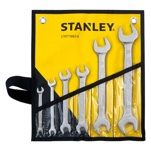 STANLEY (6 PCS.) DOUBLE OPEN-END WRENCH SET
