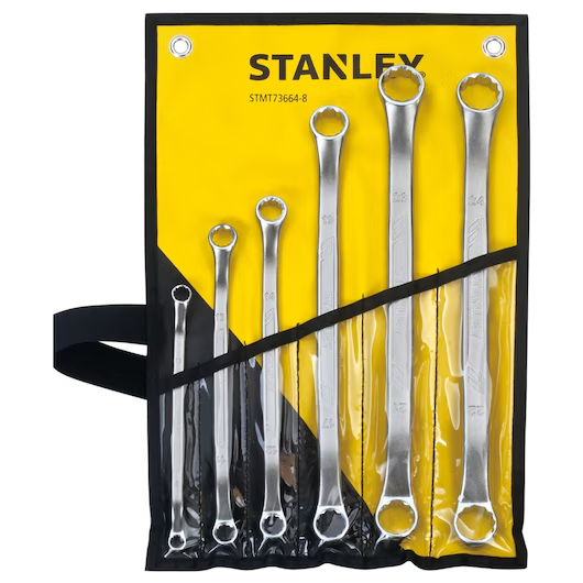 STANLEY (6 PCS.) DOUBLE RING WRENCH SET