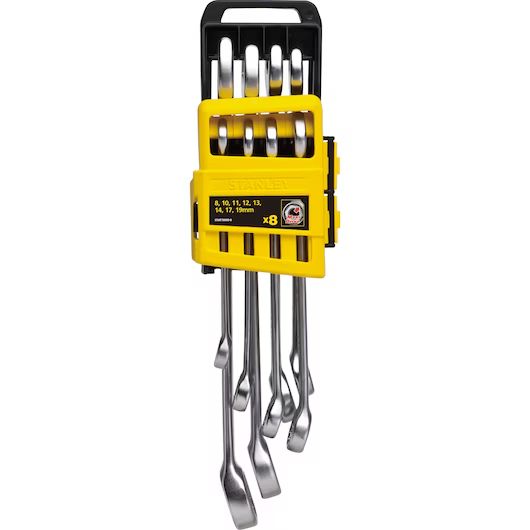 STANLEY 8PC FOLDABLE KIT - METRIC / 8,10,11,12,13,14,17,19