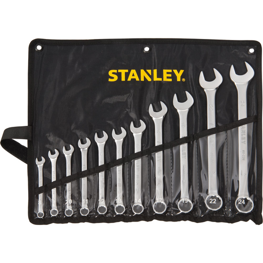 STANLEY 11PC CWB B and Y POUCH SET -METRIC 8,9,10,11,12,13,14,17,19,22,24