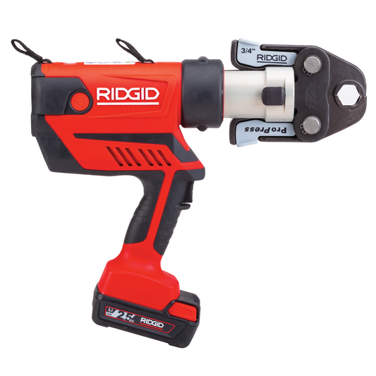 RIDGID RP 350 Battery Kit W/ MegaPress Jaws 1/2” (12.7 mm)  – 1” (25.4 mm)