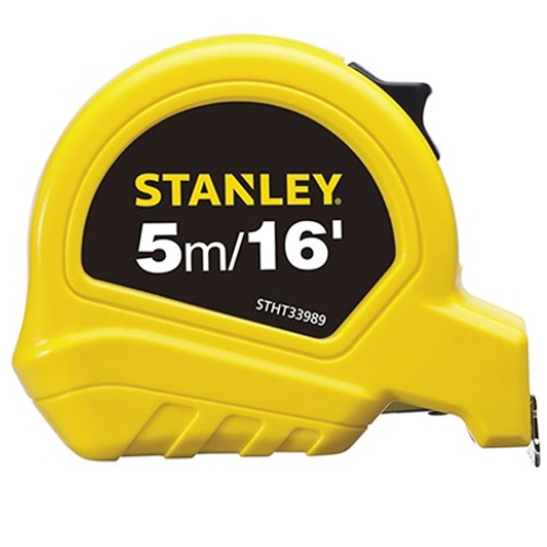 STANLEY SHORT TAPE RULES M.TAPE 5M/E x 19mm Metric-Imperial