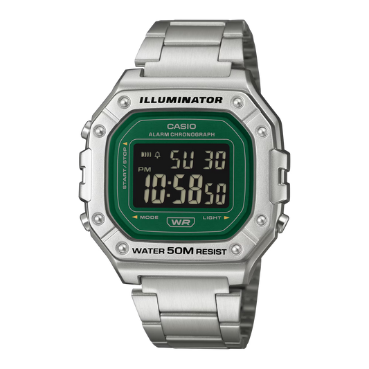 CASIO W-218HD-3AVDF DIGITAL MEN'S WATCH