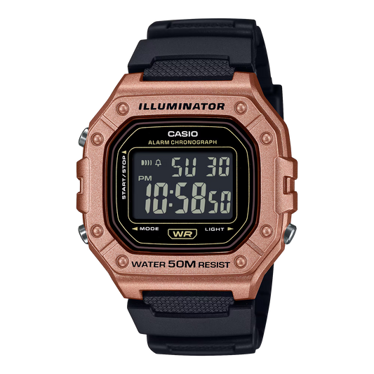 Casio alarm chrono rose gold clearance