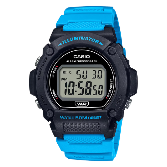 CASIO DIGITAL MENS WATCH W-219H-2A2VDF