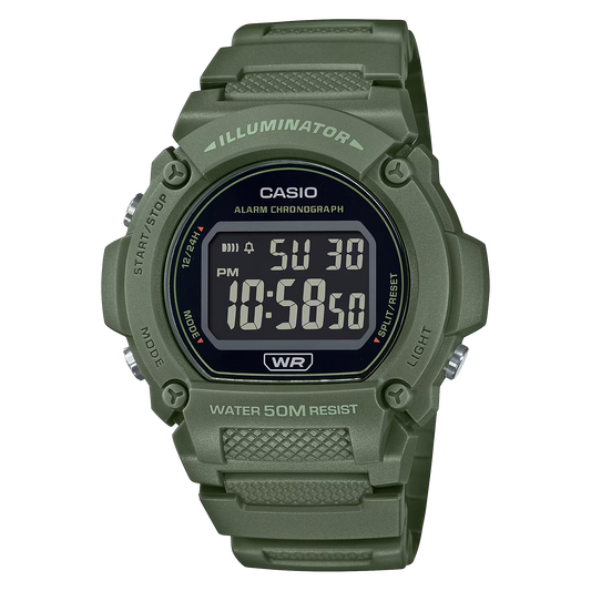 CASIO DIGITAL MENS WATCH W-219HC-3BVDF